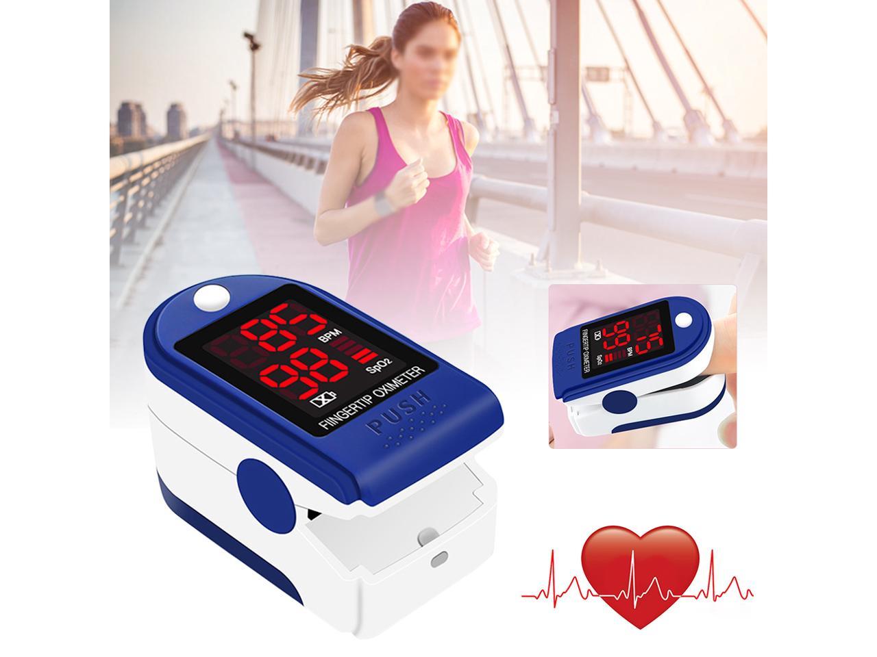 Οξύμετρο Δακτύλου με Οθόνη LED & Παλμόμετρο - Fingertip Pulse Oximeter, SpO2 / Heart Rate Sensor JZK-302